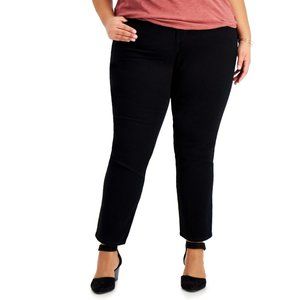 Style & Co Women's Plus Size 16W High-Rise Classic Straight Jeans, MLT8643AFA